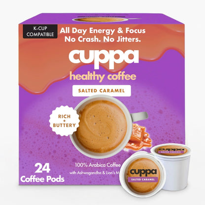 Cuppa Lion's Mane Ashwagandha Healthy Coffee 24 Servings